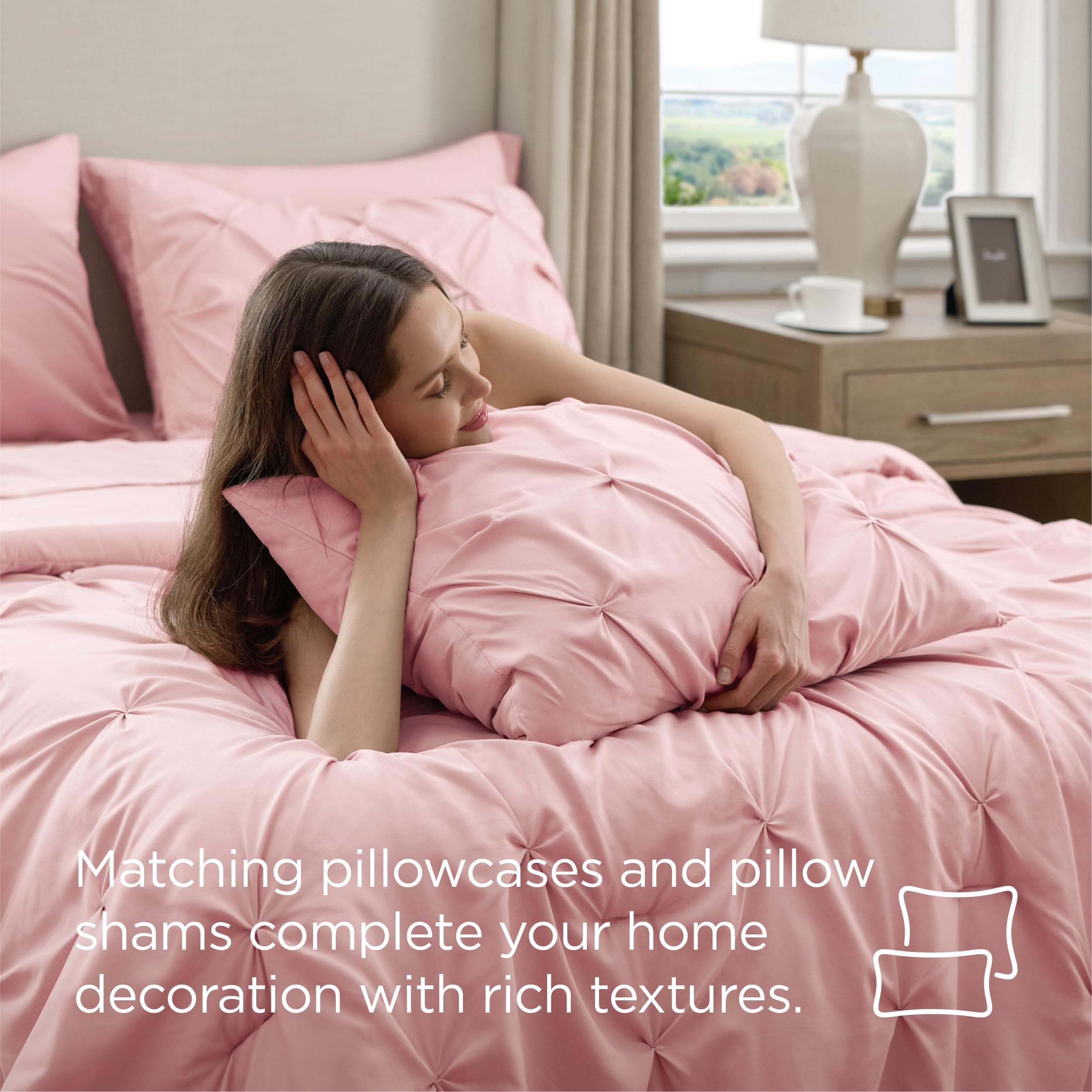 Bedsure coffret ouvert exposant tous les éléments inclus
