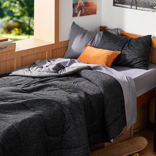 Bedsure gros plan matelassage montrant maintien du rembourrage