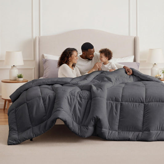 Bedsure couette vue avant emballée, idéale pour un déballage facile