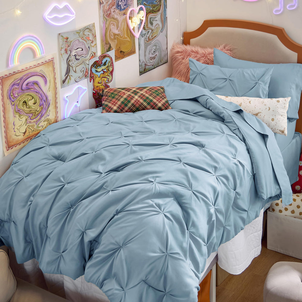 Bedsure vue face avant de la couette montrant chaleur et style