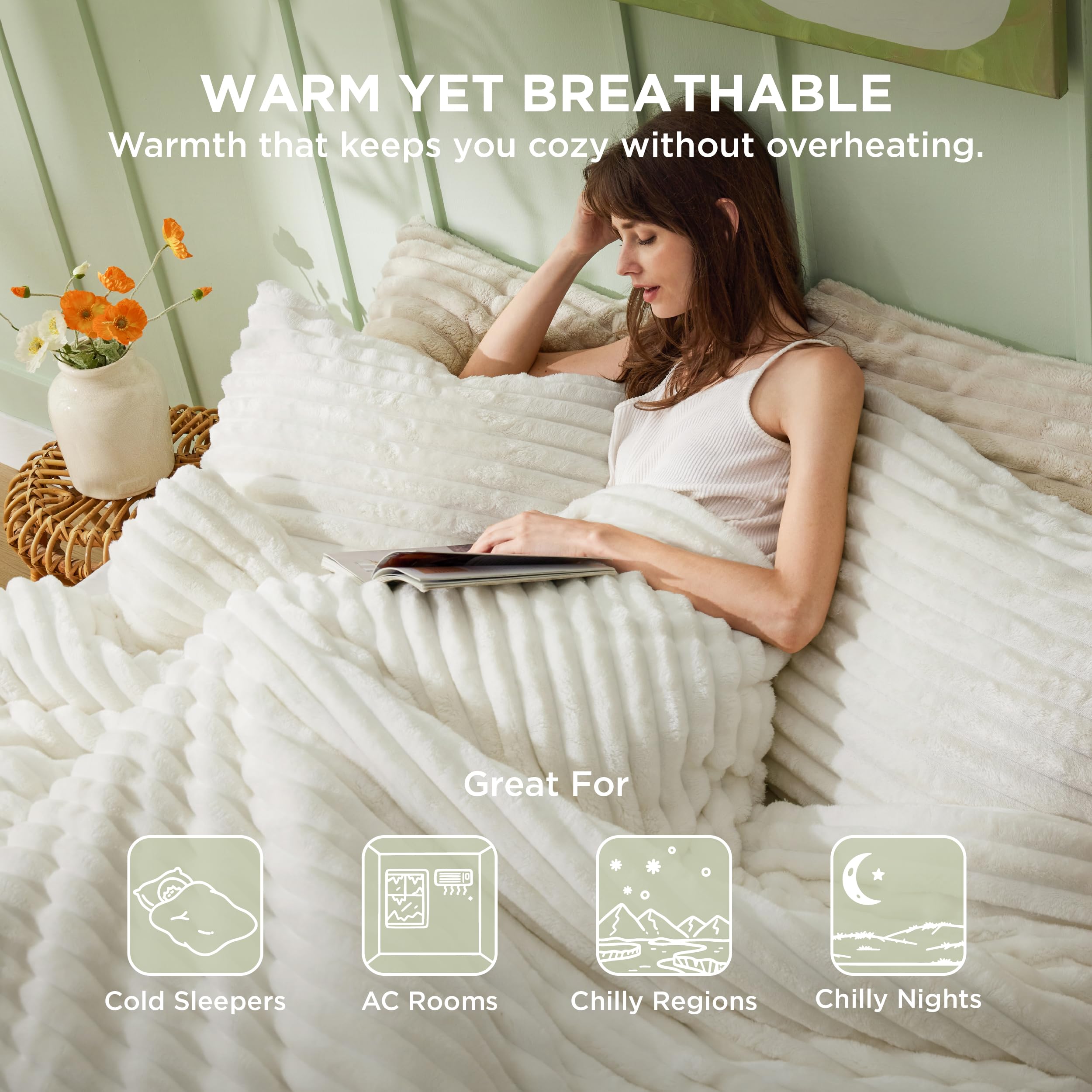 Bedsure couette installée dans une chambre moderne pour ambiance chaleureuse