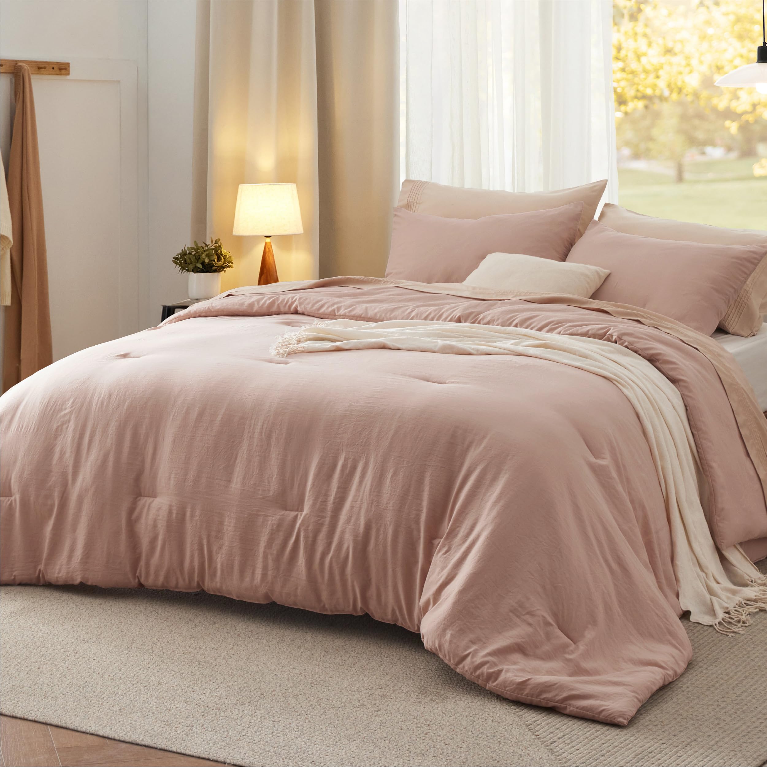 Bedsure couette ensemble face avant montrant élégance et confort immédiat