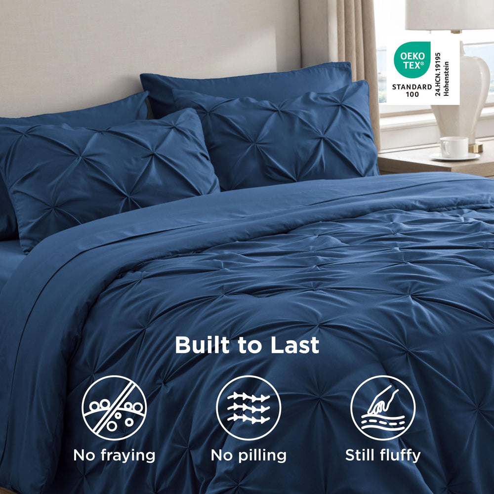 Bedsure coupe de la couette montrant épaisseur légère et chaleur équilibrée