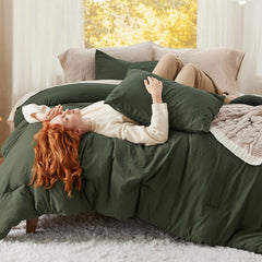 Bedsure couette face avant emballage montrant confort et style