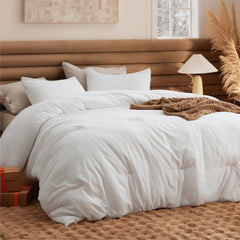 Bedsure couette king face avant montrant douceur et finition élégante