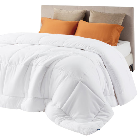 Bedsure couette face avant montrant packaging et confort moelleux