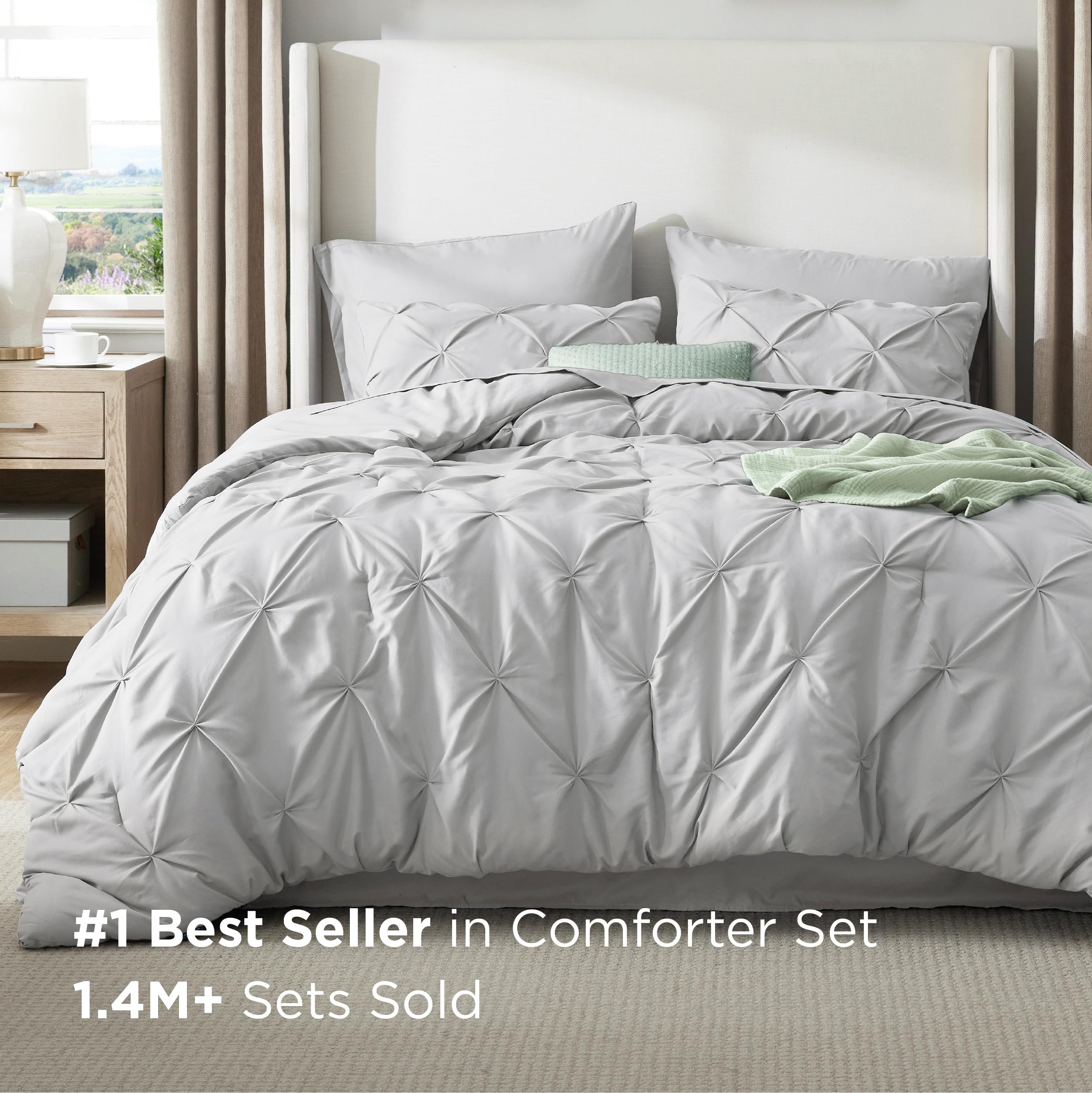 Bedsure couette Twin XL visible face avant apportant confort léger