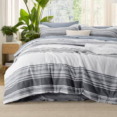 Bedsure couette face avant montrant l'allure élégante et protection thermique
