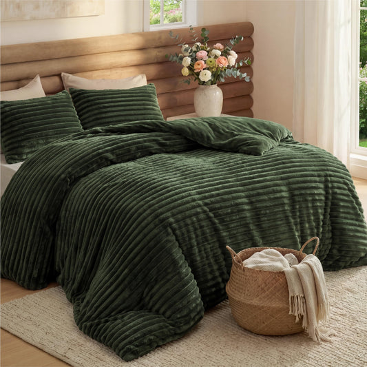 Bedsure couette face avant montrant chaleur et finition douce