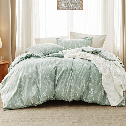Bedsure couette face florale lumineux apportant style botanique