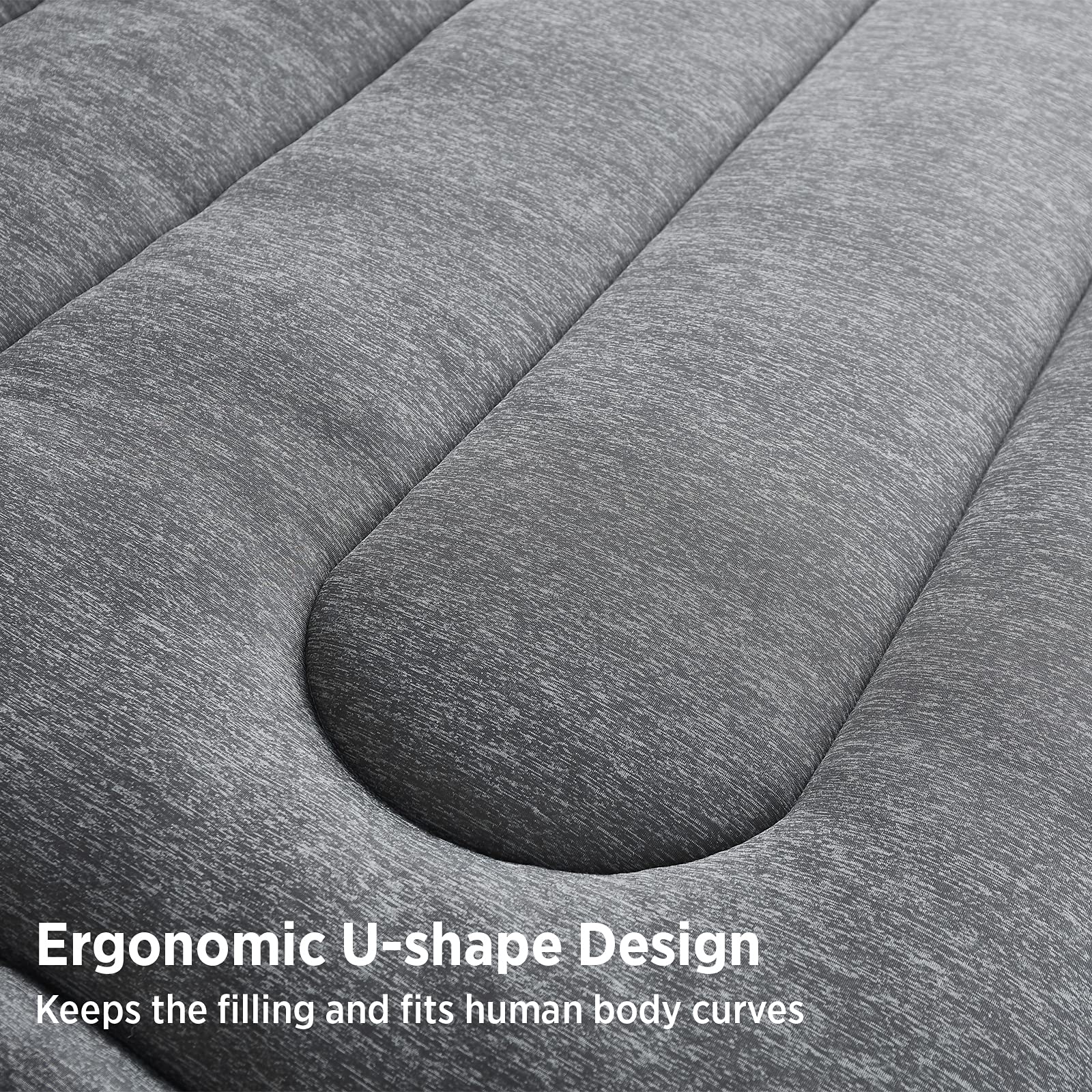 Bedsure face réversible texture lisse pour sensations variées