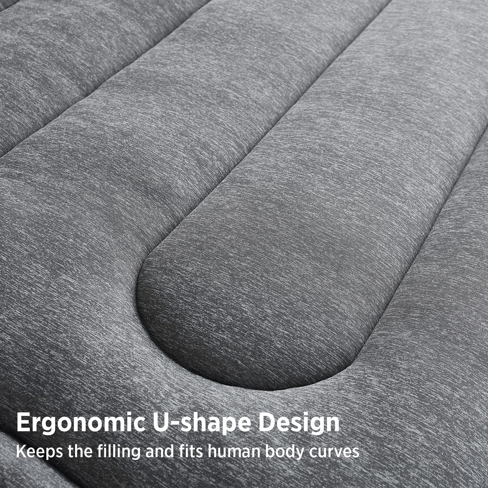 Bedsure face réversible texture lisse pour sensations variées