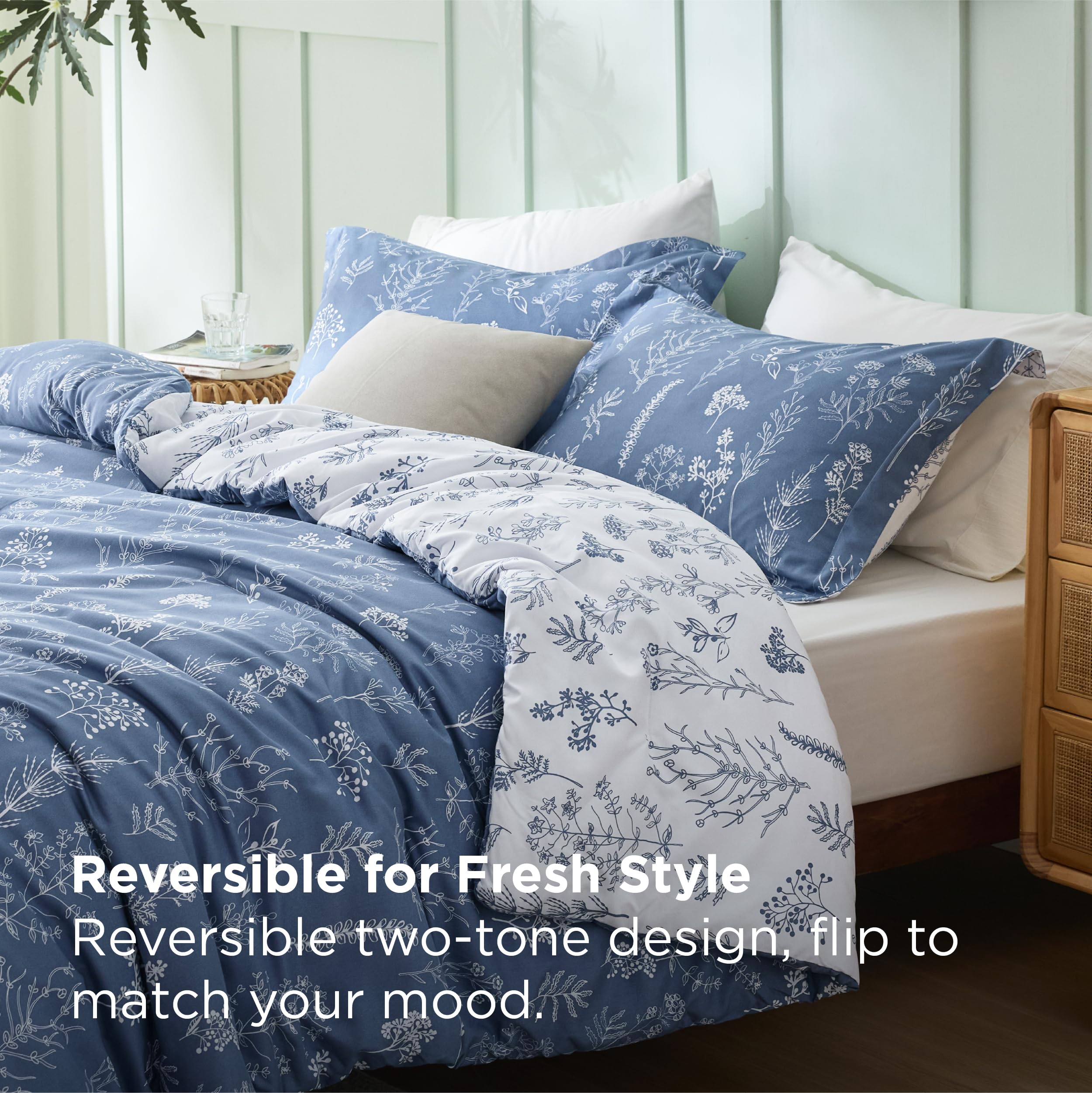 Bedsure couette face unie contrastante pour changer l'ambiance instantanément