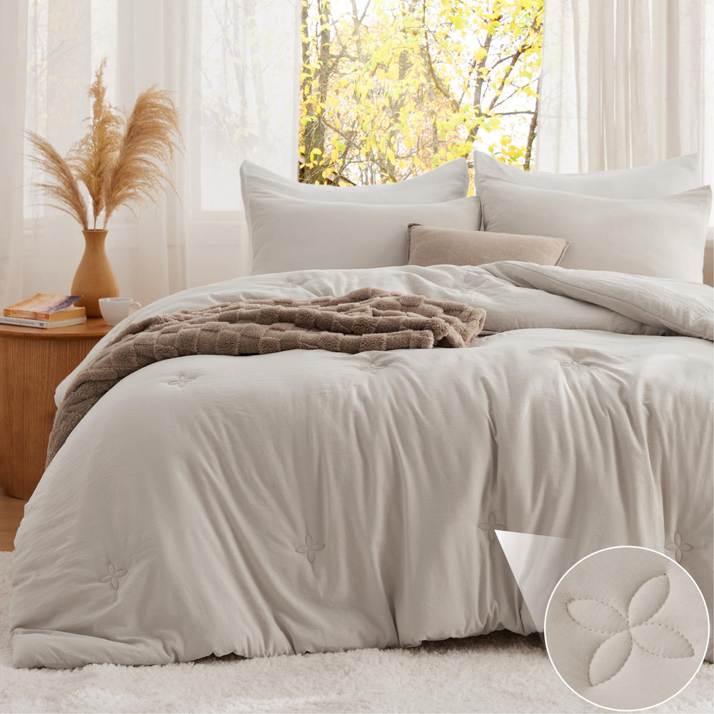 Bedsure couette face avant emballage prêt à offrir, présentation élégante et pratique