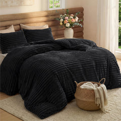 Bedsure couette king vue de face offrant chaleur et confort élégant