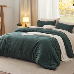 Bedsure couette king face avant montrant finition et style moderne