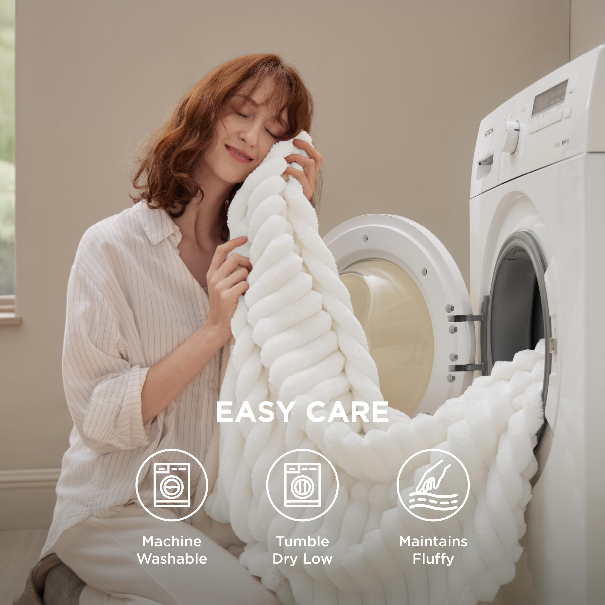 Bedsure couette pliée en emballage prête à offrir comme cadeau pratique