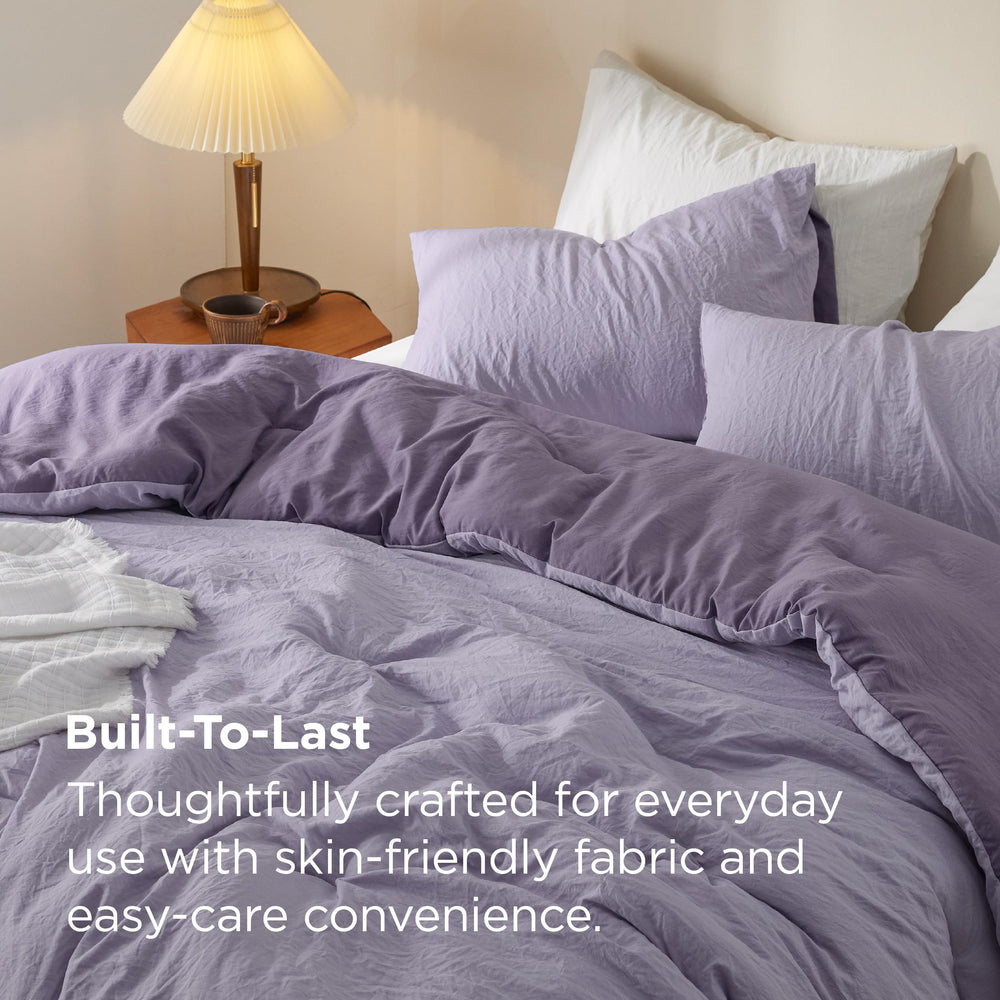 Bedsure revers lavande affiché pour varier couleur et ambiance