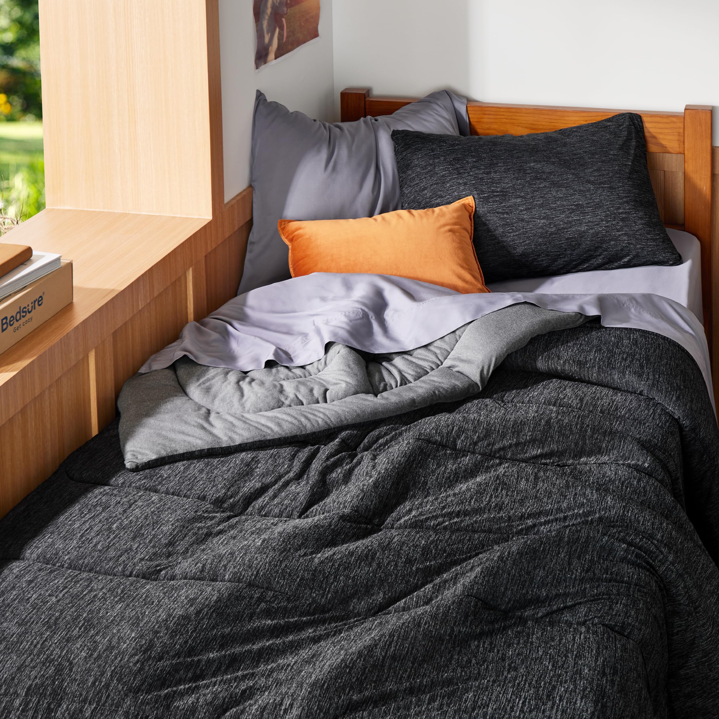 Bedsure revers en polyester doux, sensation fraîche et apaisante