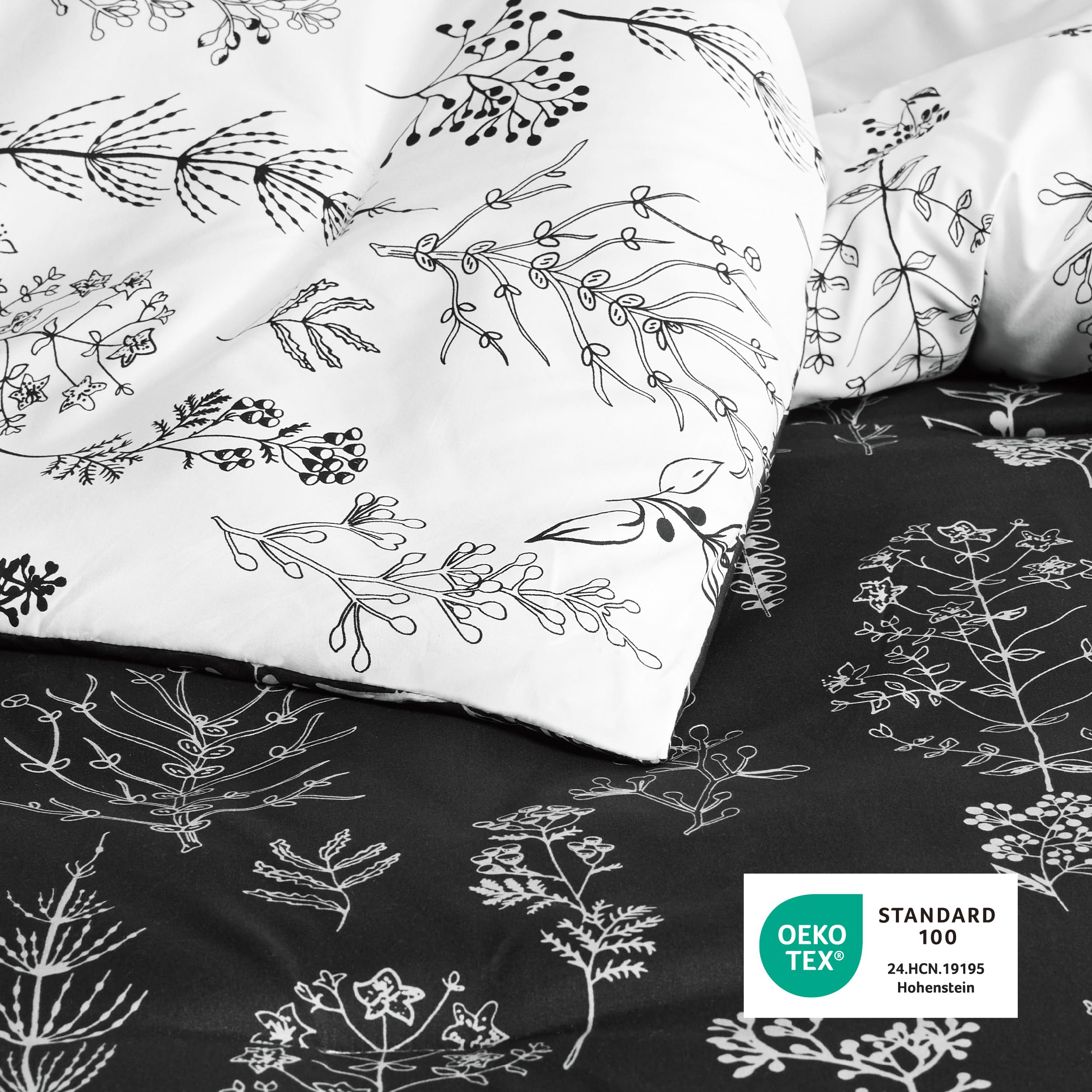 Bedsure couette posée sur lit illustrant ambiance chambre cosy et stylée