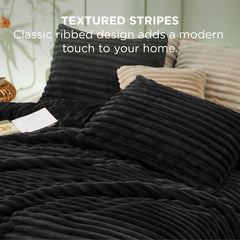 Bedsure couette posée sur lit illustrant style et enveloppement chaleureux