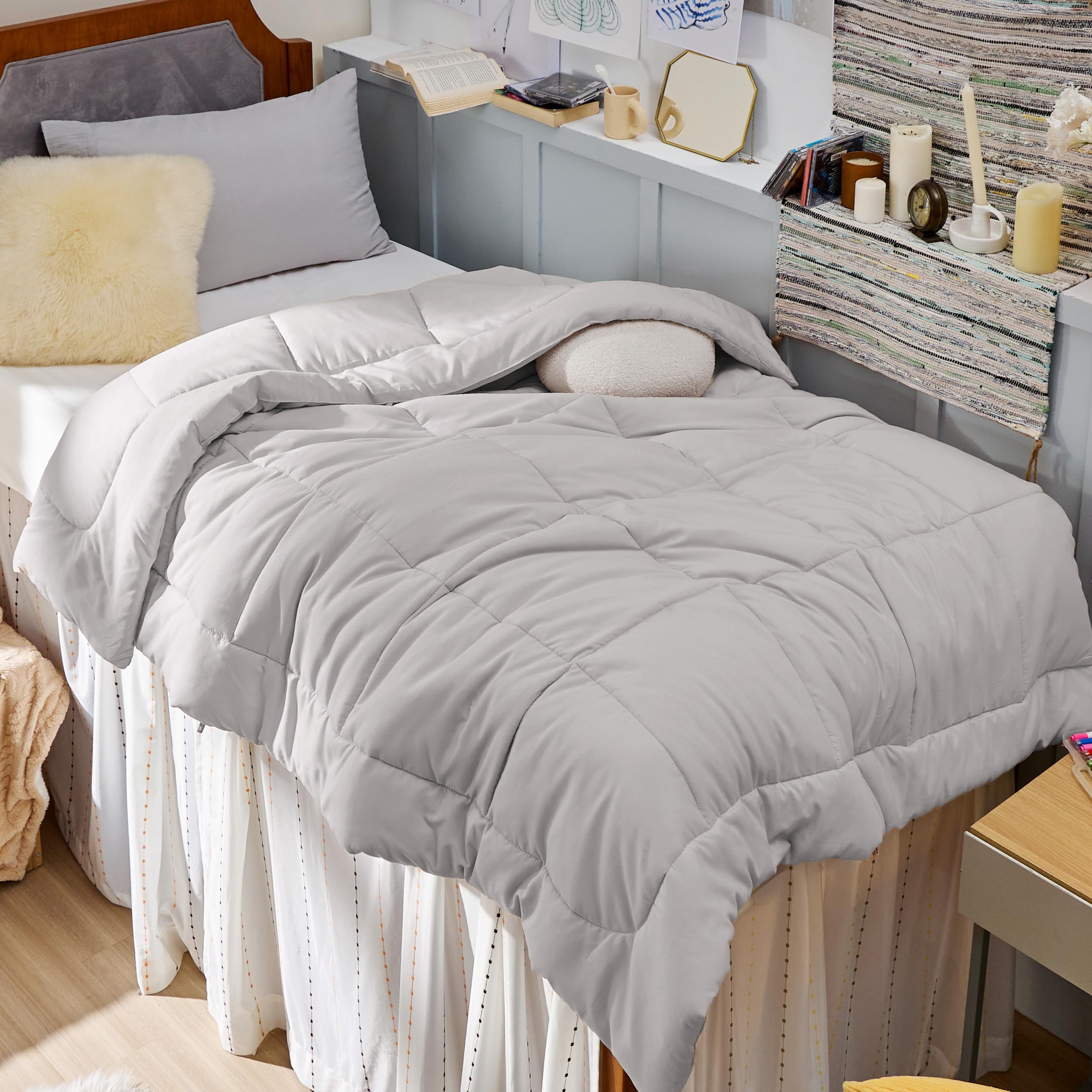 Bedsure couette Twin XL face avant montrant un fini propre et moderne