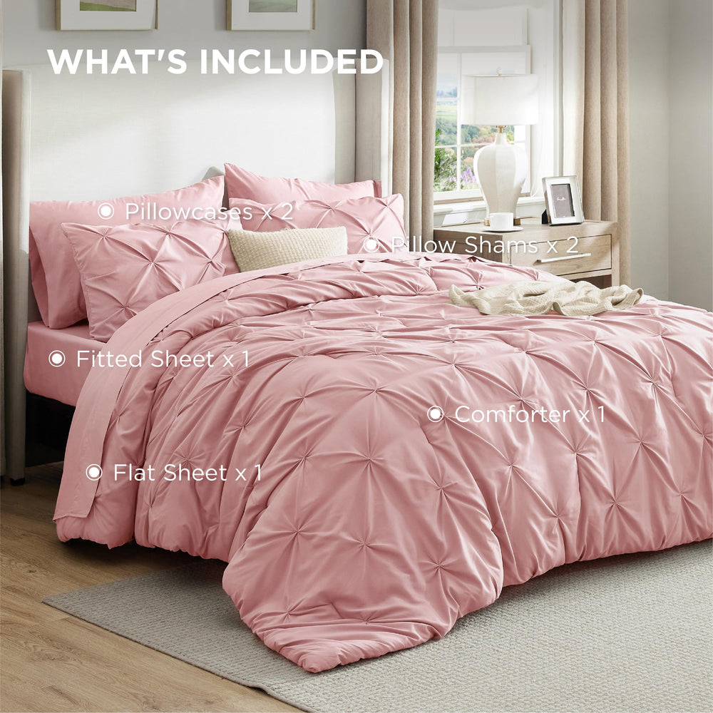 Bedsure teinte rose en situation lifestyle ajoutant chaleur