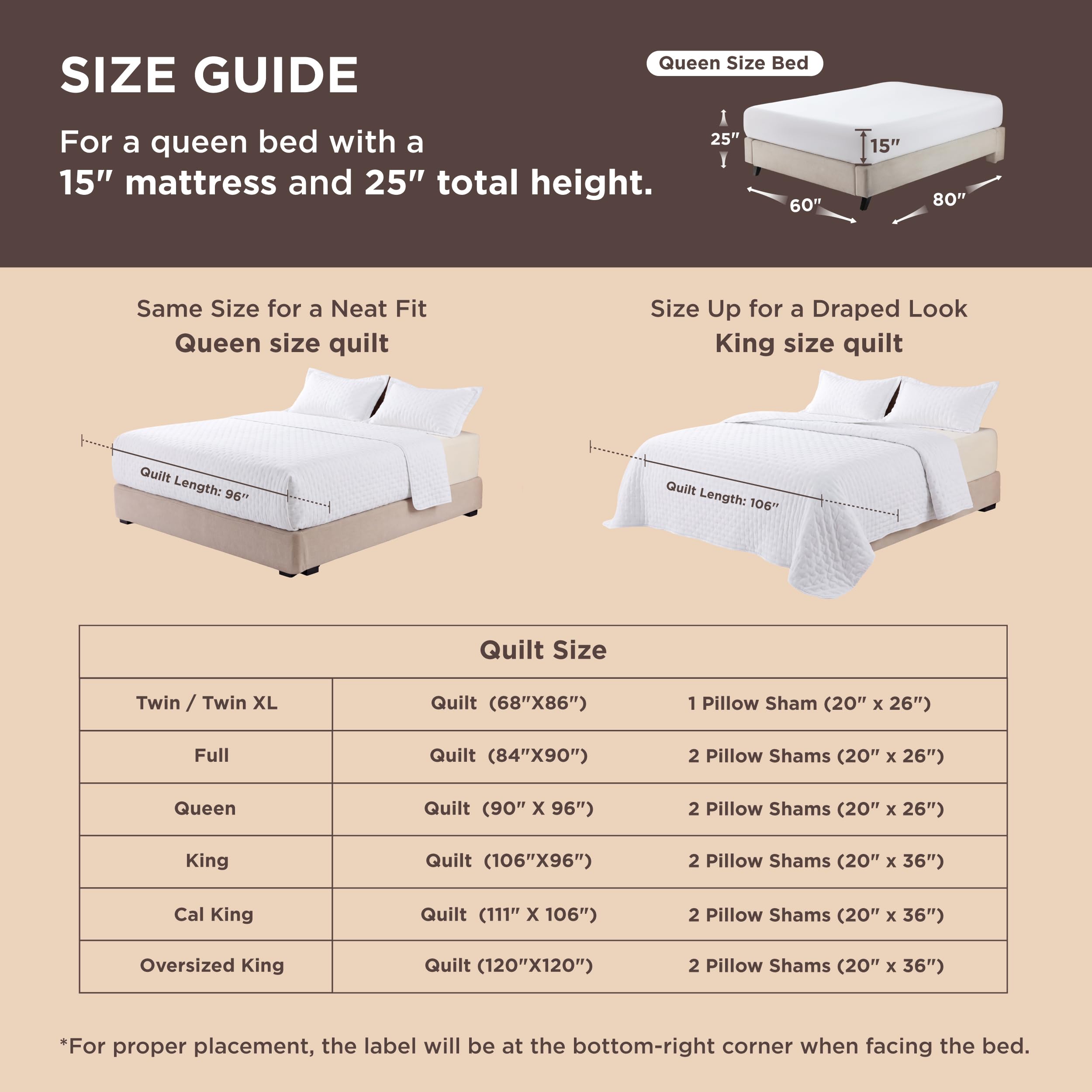 Bedsure courtepointe pliée rangement compact solide et peu volumineux
