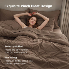 Bedsure détail plis pincés, ajoute élégance décorative