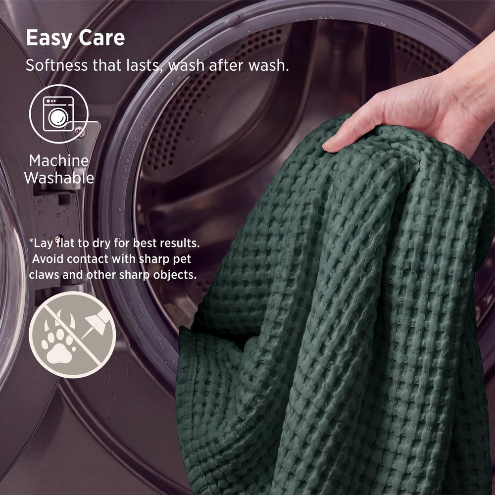 Bedsure zoom coutures renforcées garantissant durabilité et tenue