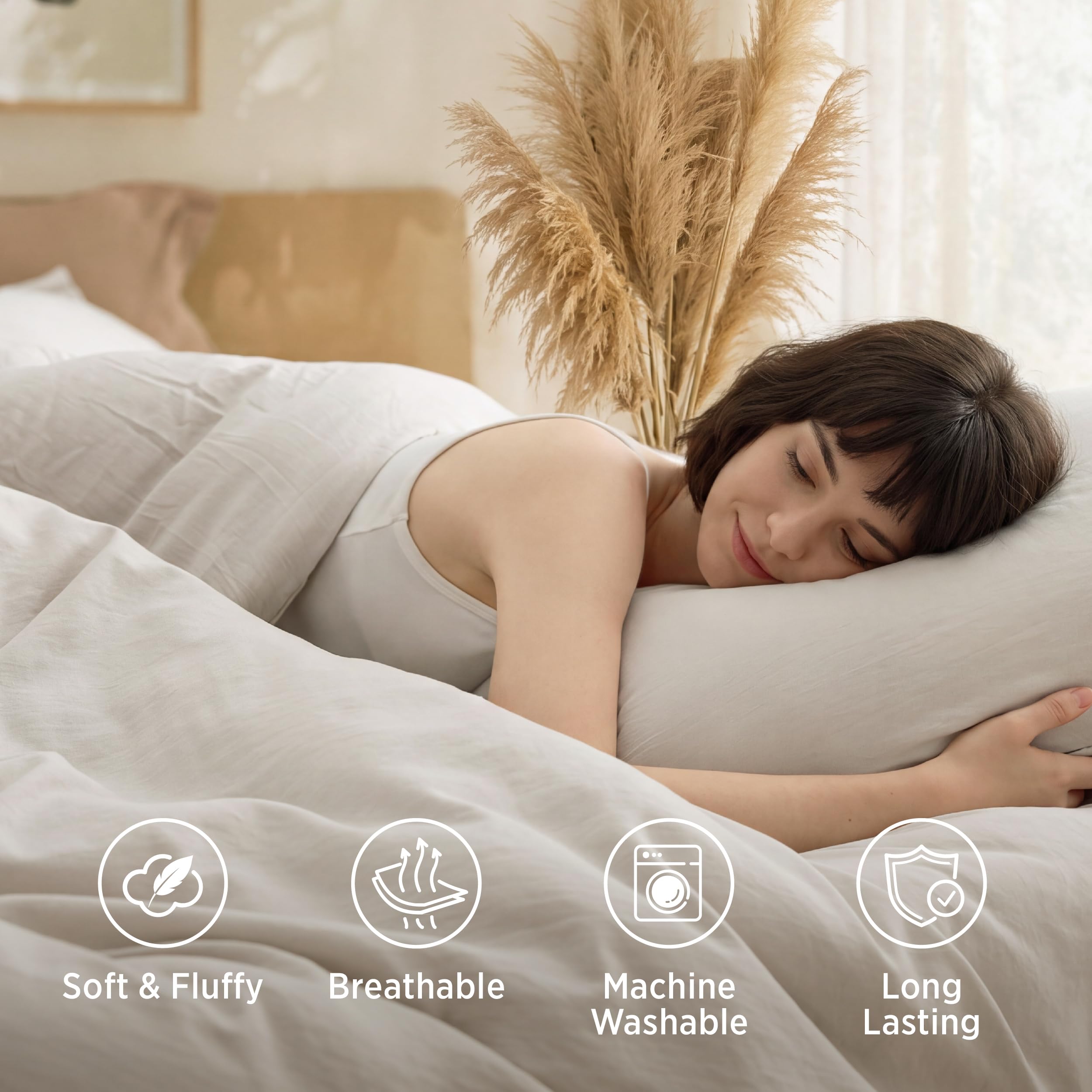 Bedsure détail des coutures et garnissage pour durabilité