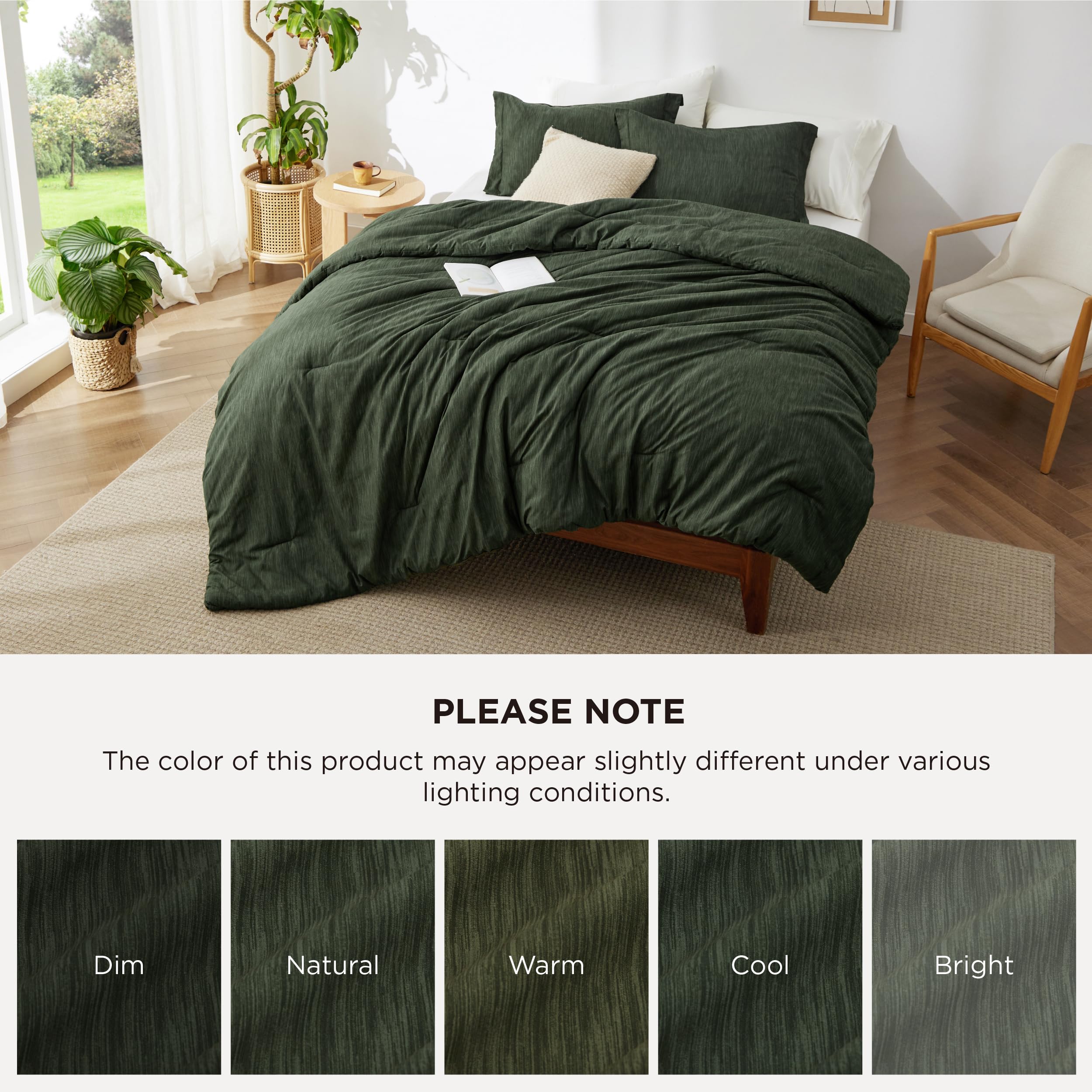 Bedsure coutures et finition proche garantissant durabilité et tenue