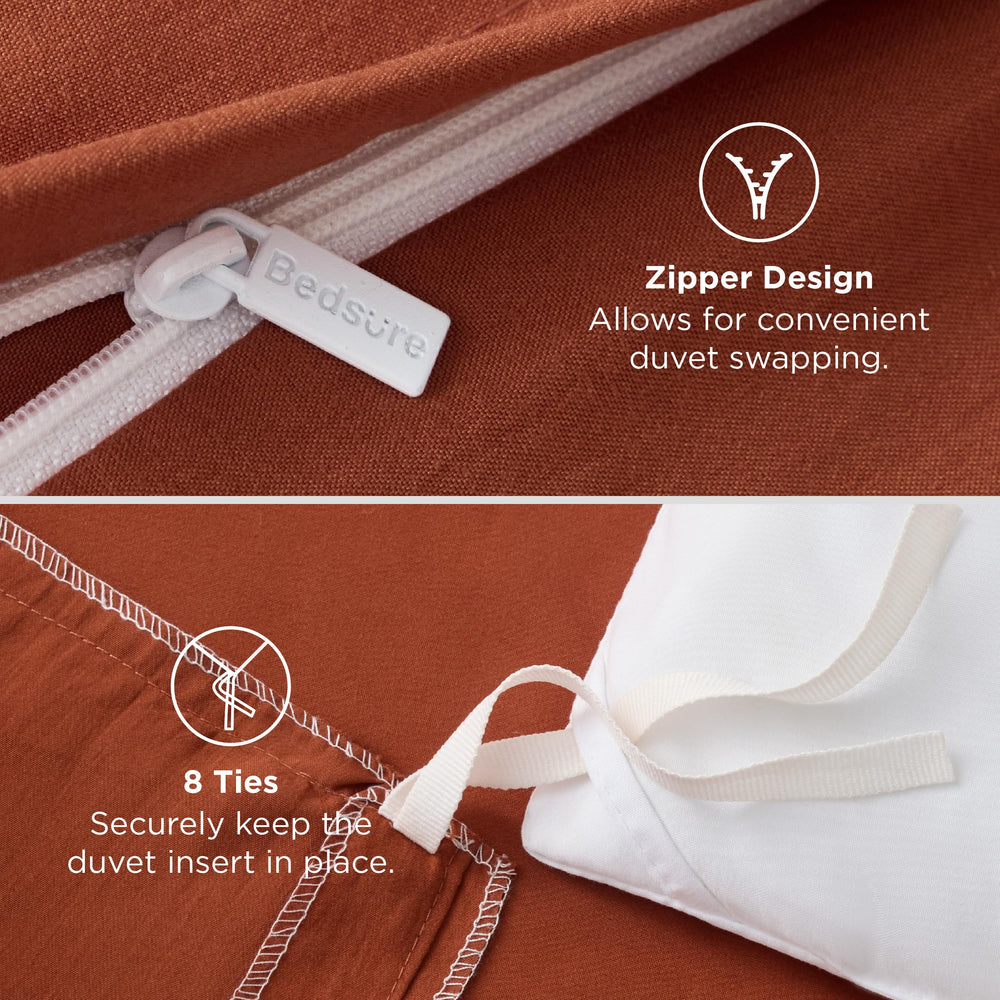 Bedsure coutures renforcées garantissent longévité et résistance