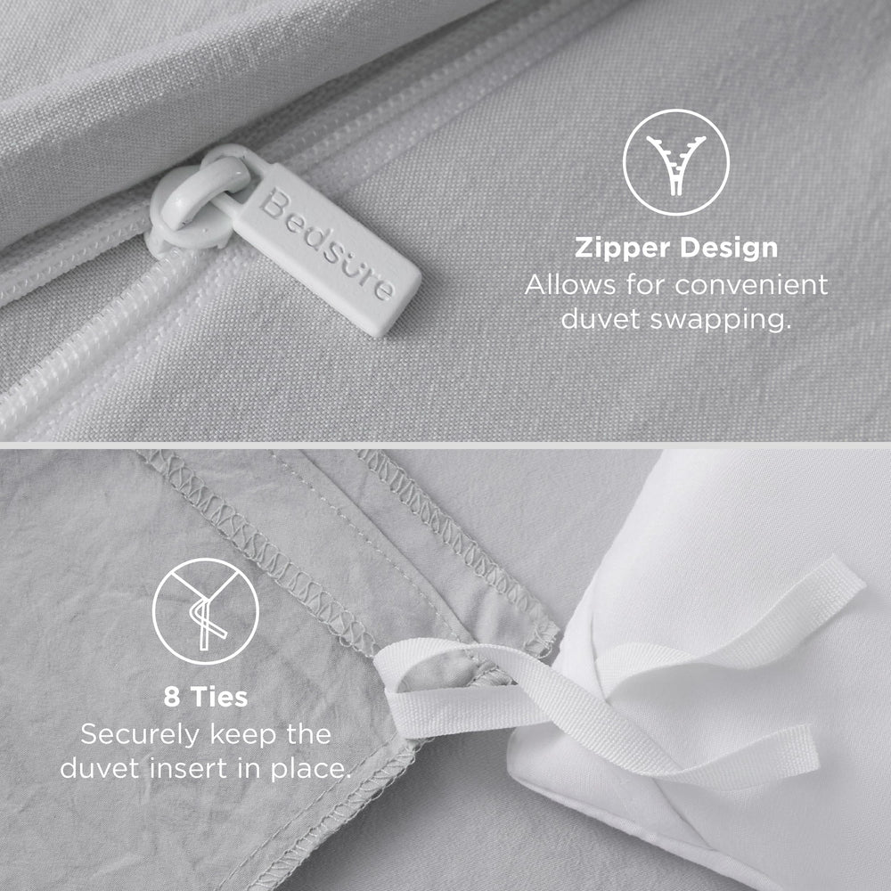 Bedsure couture renforcée en détail, durabilité et tenue prolongée