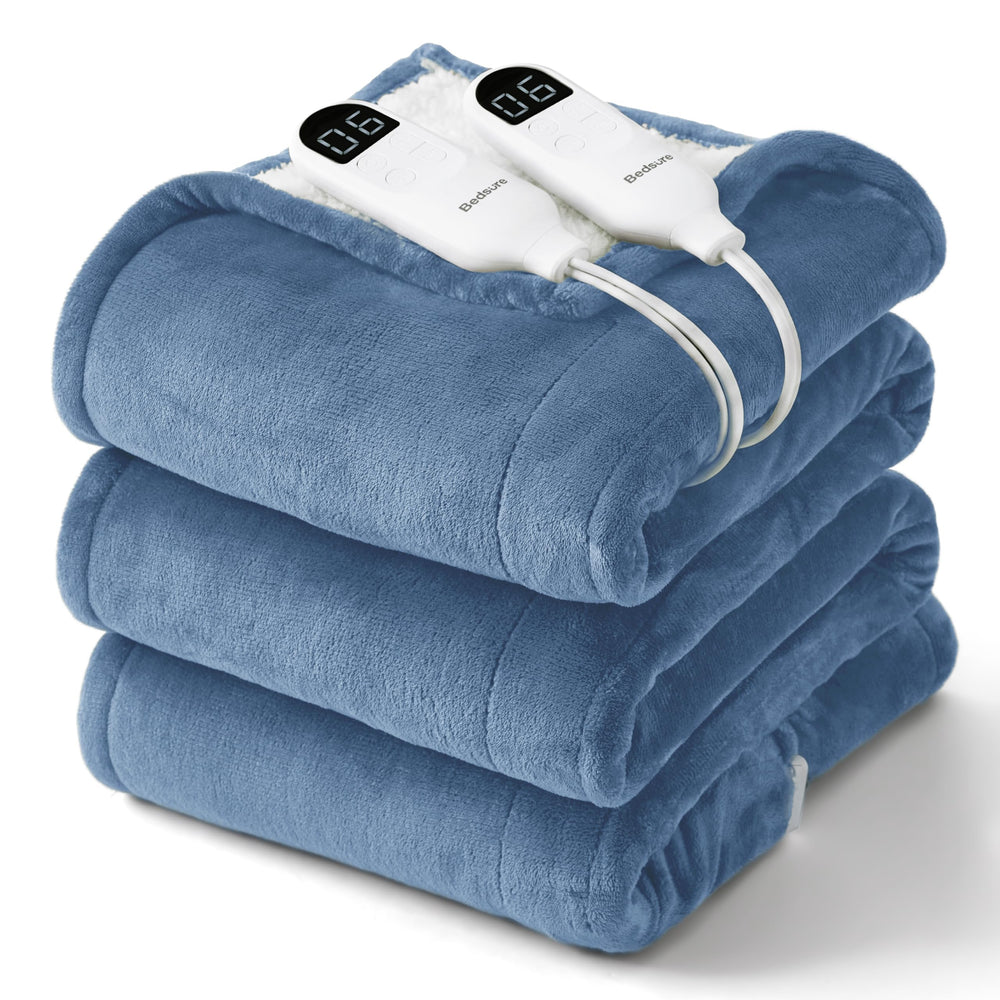 Bedsure couverture avant montrant le design et confort visuel pour chambre cosy