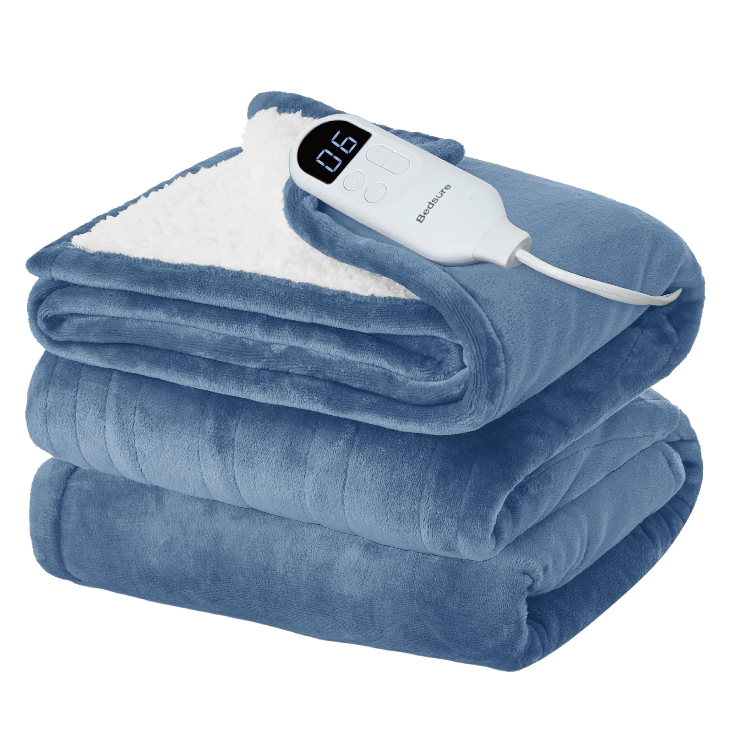 Bedsure vue avant du produit emballé montrant couleur et finition, confort immédiat