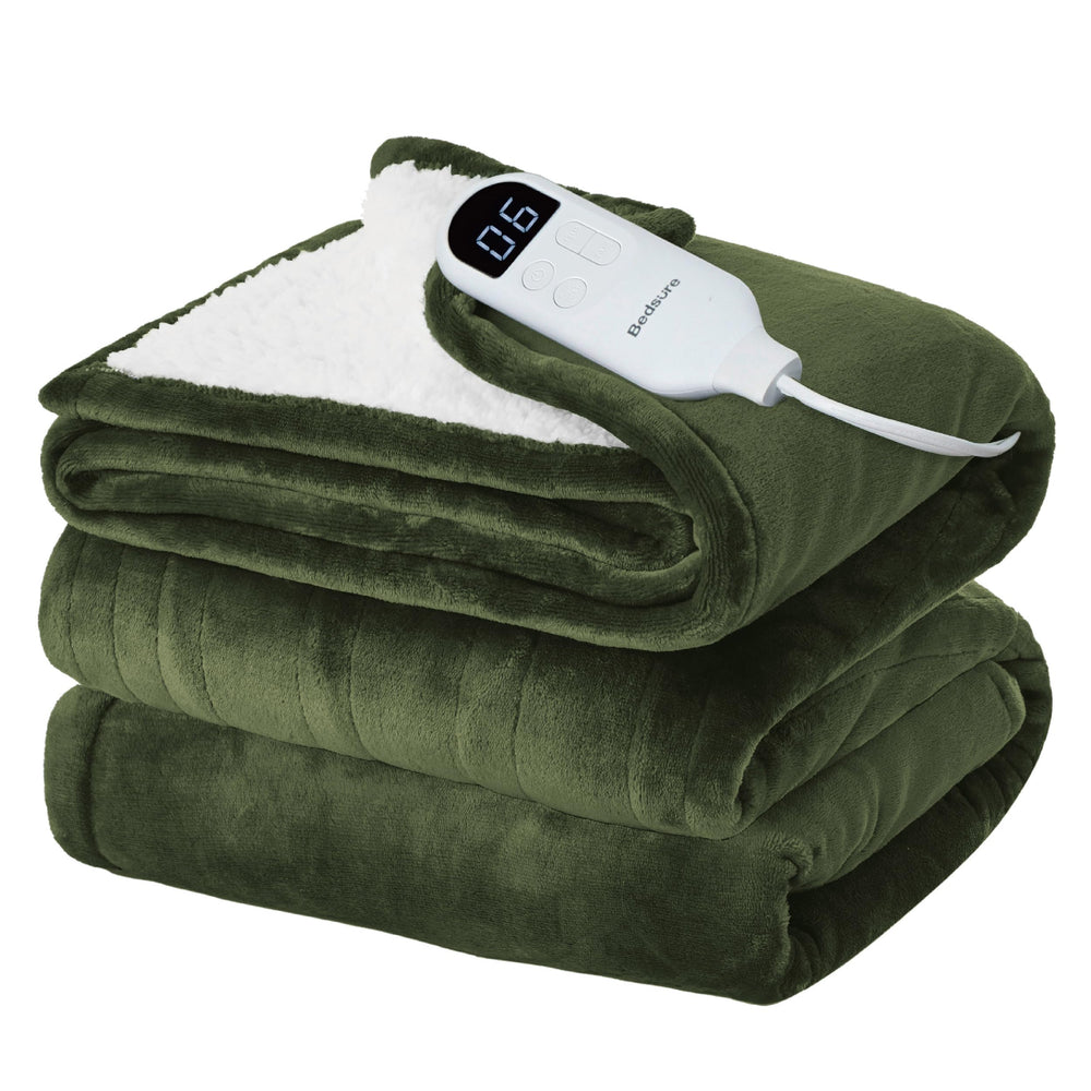 Bedsure couverture chauffante recto flanelle douce pour chaleur rapide