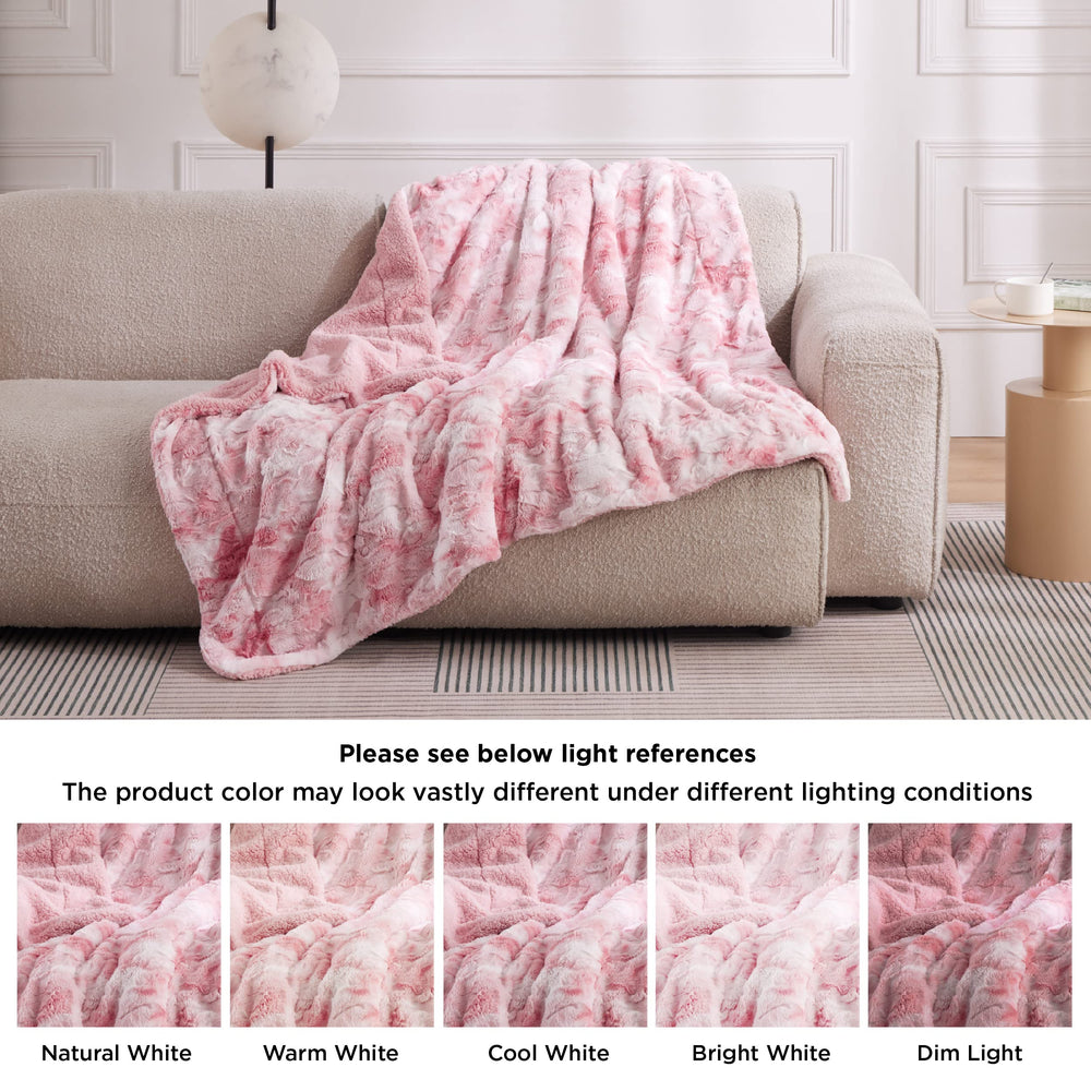 Bedsure couverture pliée en cadeau montrant présentation adaptée au cadeau