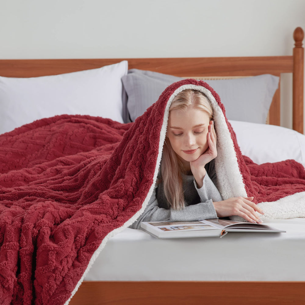 Bedsure personne en sieste montrant chaleur et douceur