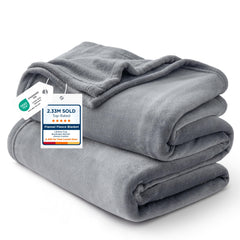 Bedsure couverture face avant gris montre style et confort