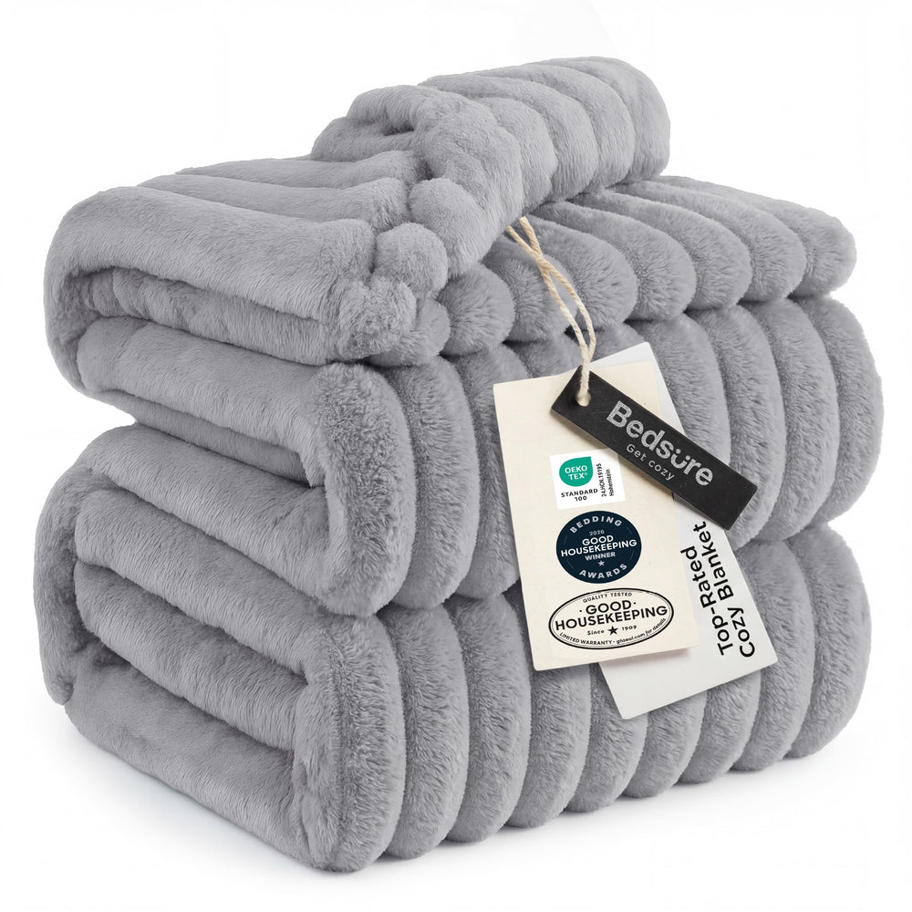 Bedsure couverture face entière montrant couverture king size et confort