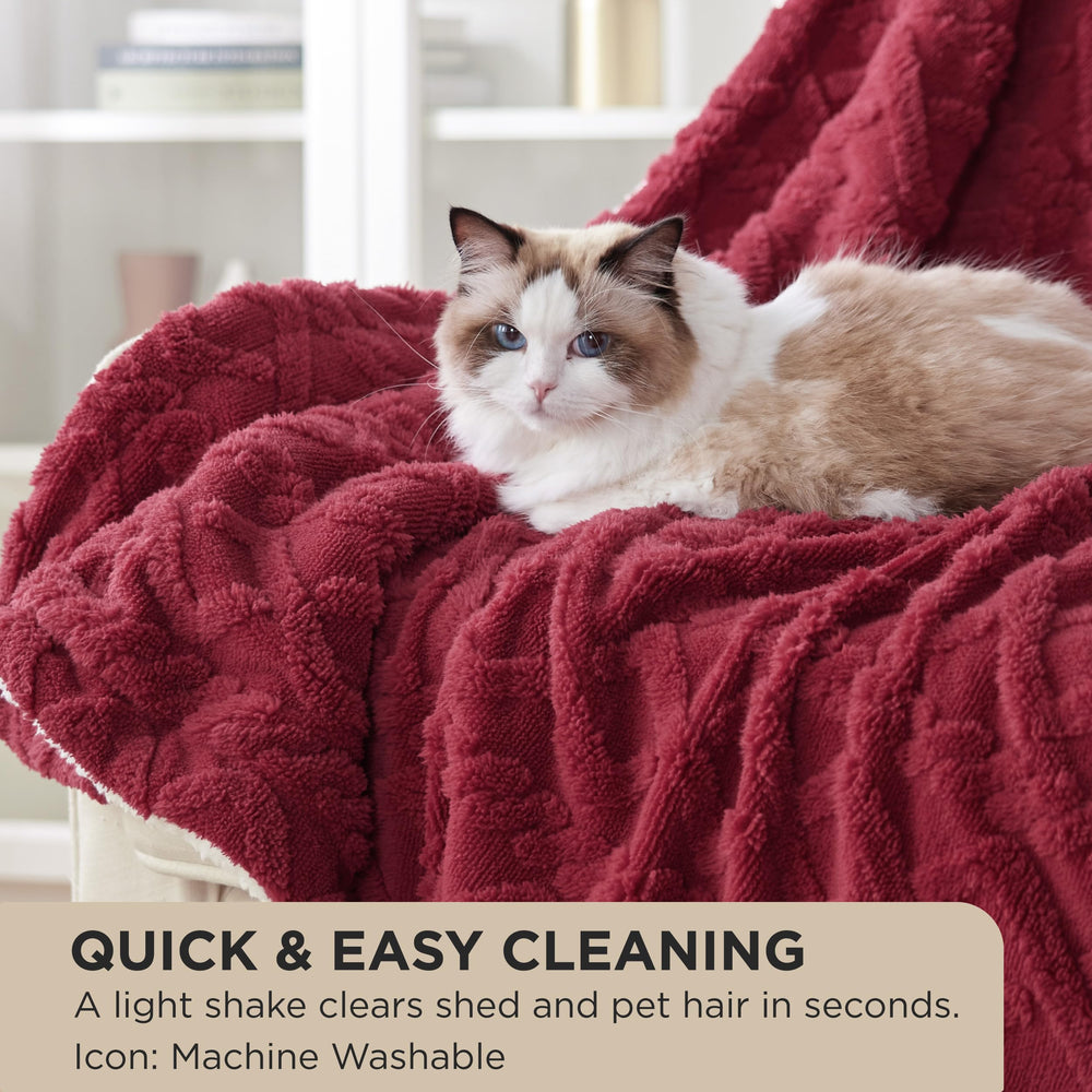 Bedsure détail face jacquard texturé ajoutant élégance
