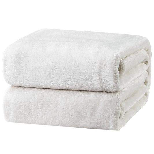 Bedsure couverture pliée montrant la taille king et rangement facile