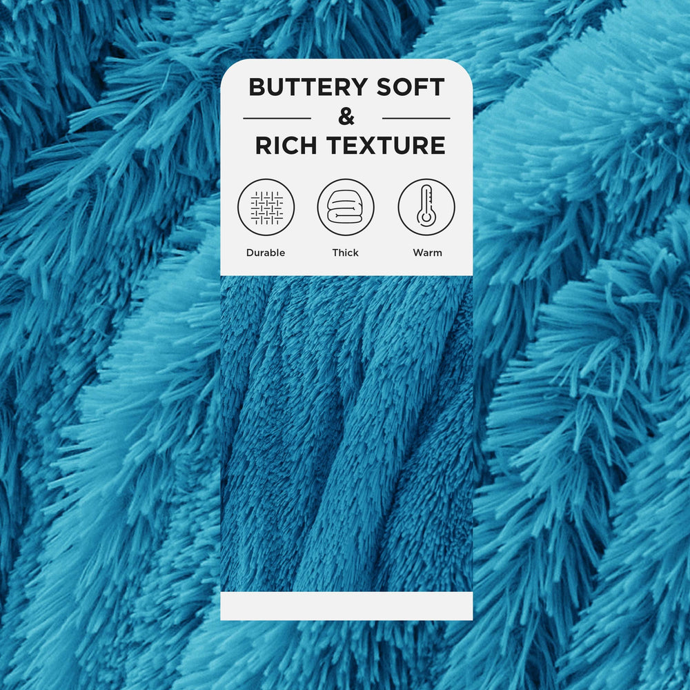 Bedsure couverture sherpa arrière offrant douceur et isolation légère