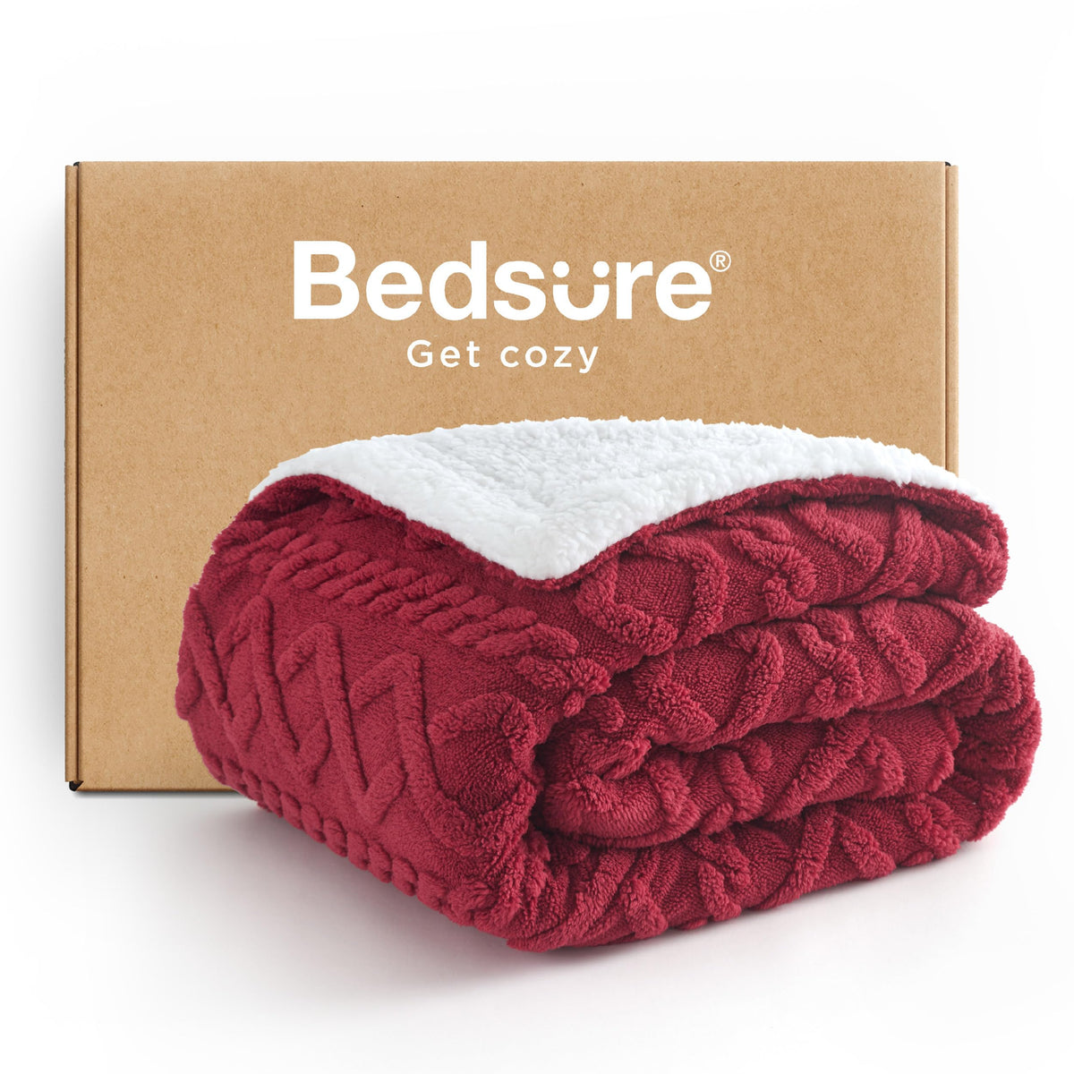 Bedsure couverture face sherpa moelleuse pour confort immédiat