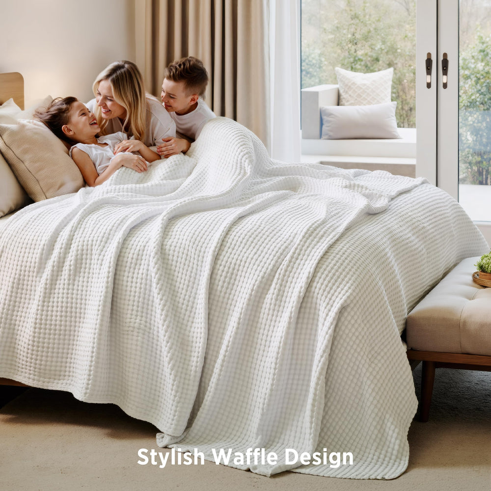 Bedsure utilisé pour sieste montrant légèreté et régulation de chaleur