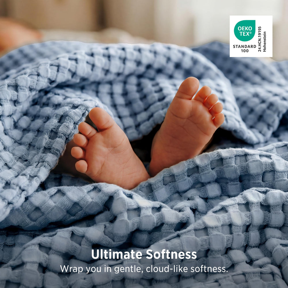 Bedsure couverture étalée sur lit queen pour confort et esthétique