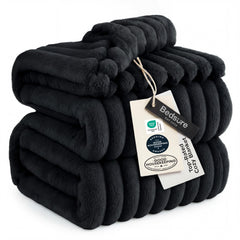 Bedsure couverture king face entière montrant taille et design pour plus de confort