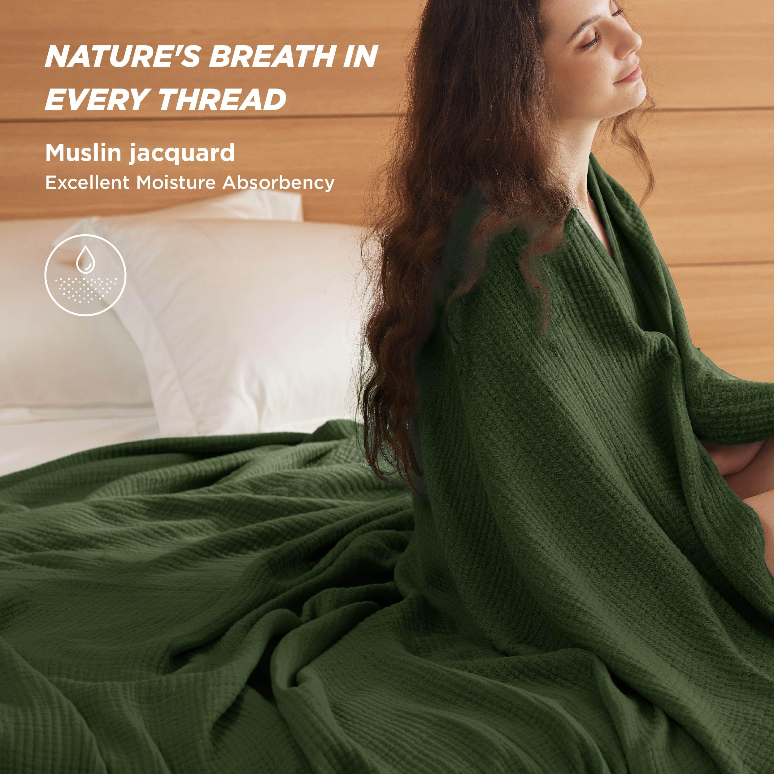 Bedsure couverture étendue sur lit offrant confort et élégance