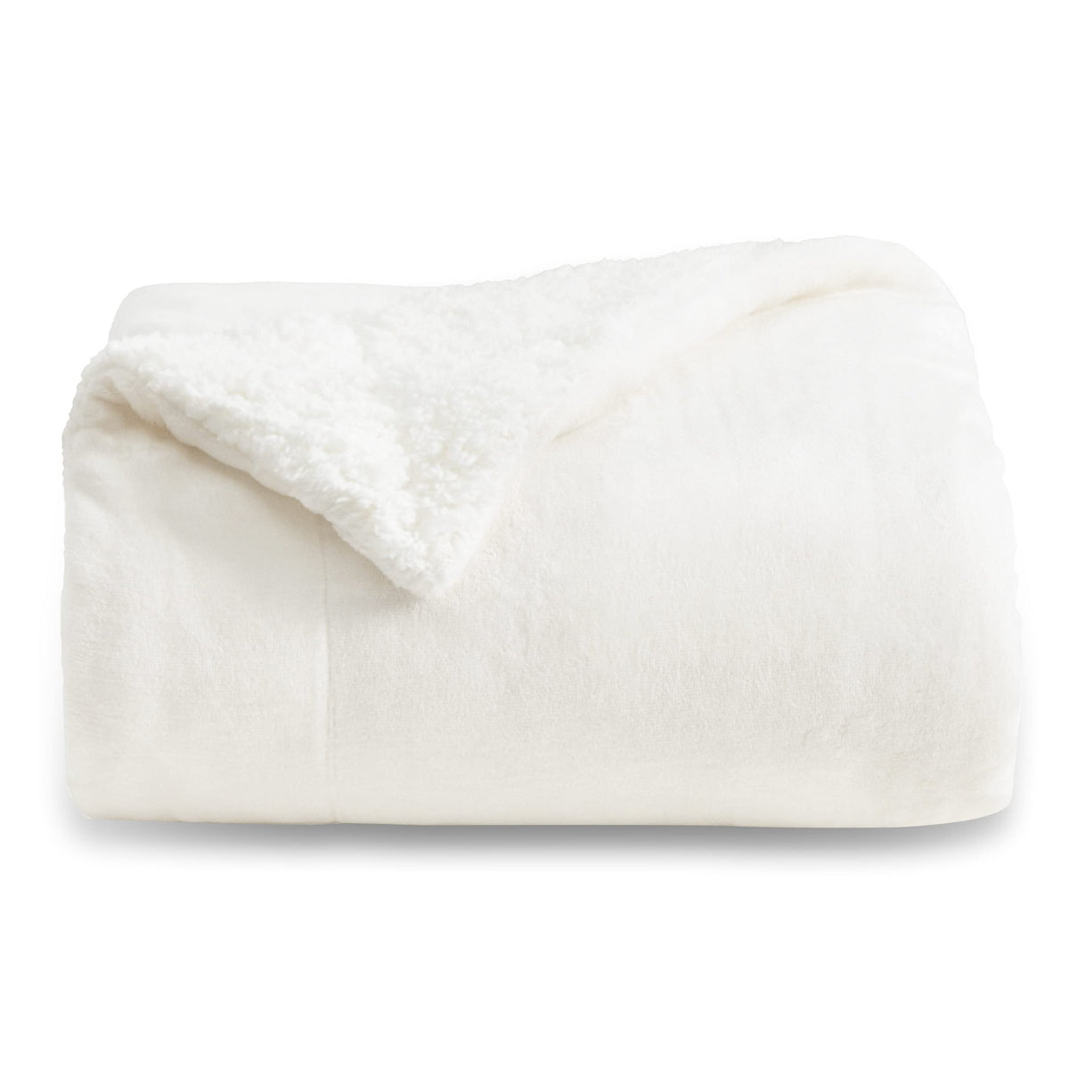Bedsure couverture pliée montrant épaisseur et couleur pour confort immédiat